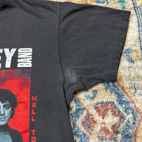 Vintage 1990 Jeff Healey Hell To Pay Band T-shirt Large - Picture 6 of 7